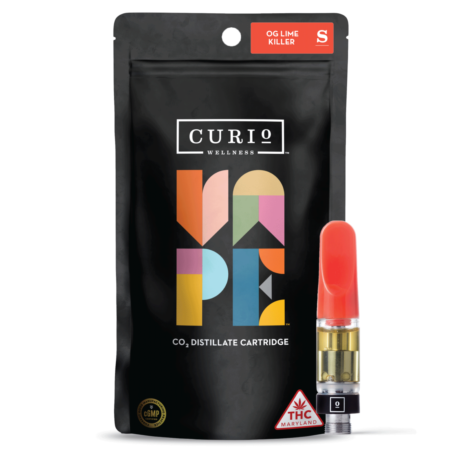 Photograph of product: Curio Wellness | OG Lime Killer Cartridge