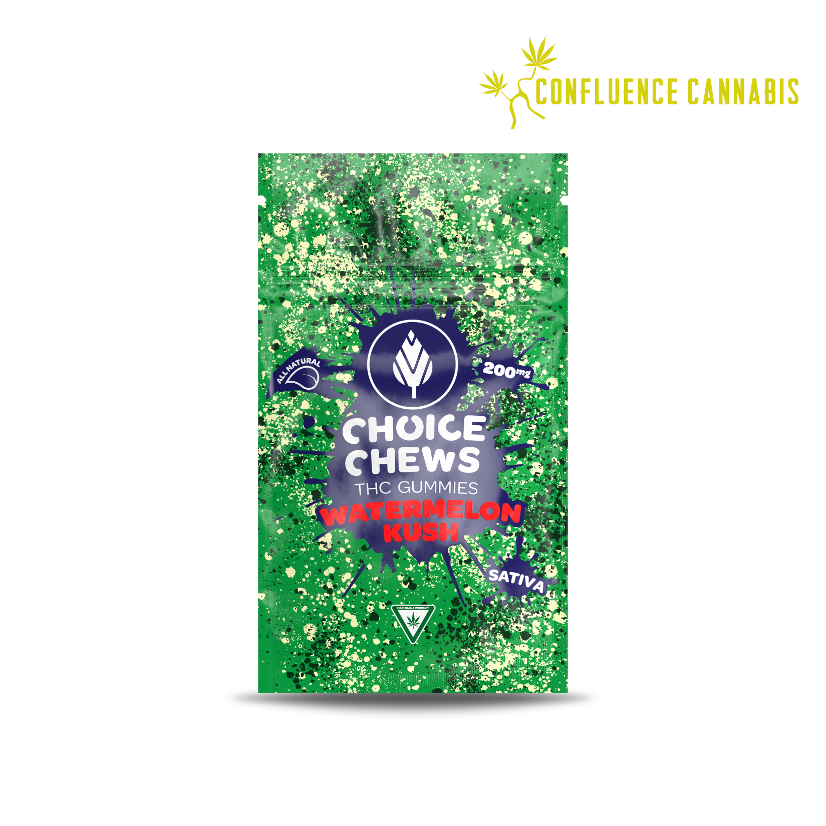 Photograph of product: Watermelon Kush Choice Chews (High Dose)
