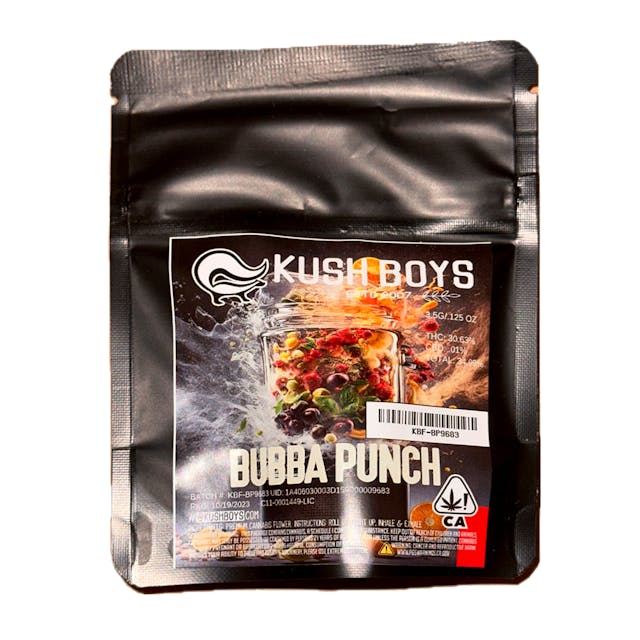 Photograph of product: Bubba Punch 29.72% 3.5g - Eighth