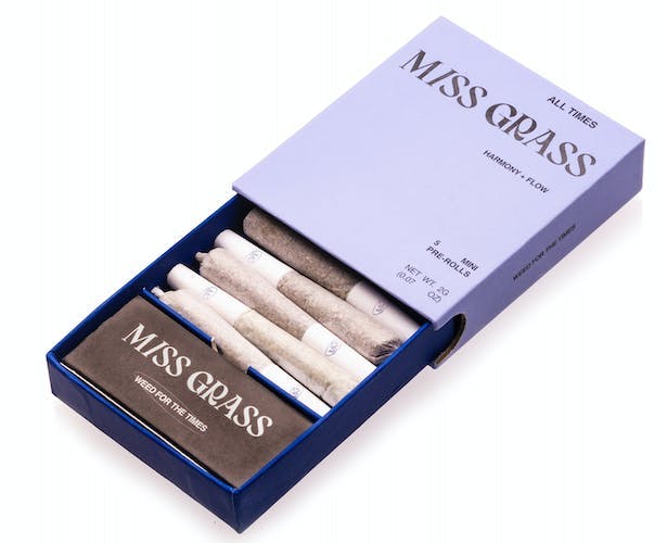 Photograph of product: Miss Grass-All Times-Pre Rolls 5 Pack-2.0g