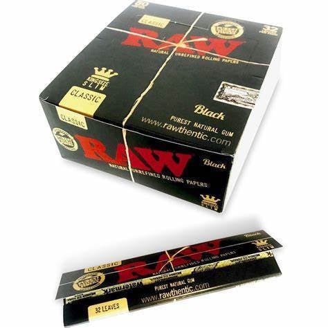 Photograph of product: RAW BIG ROLLING PAPER BLACK