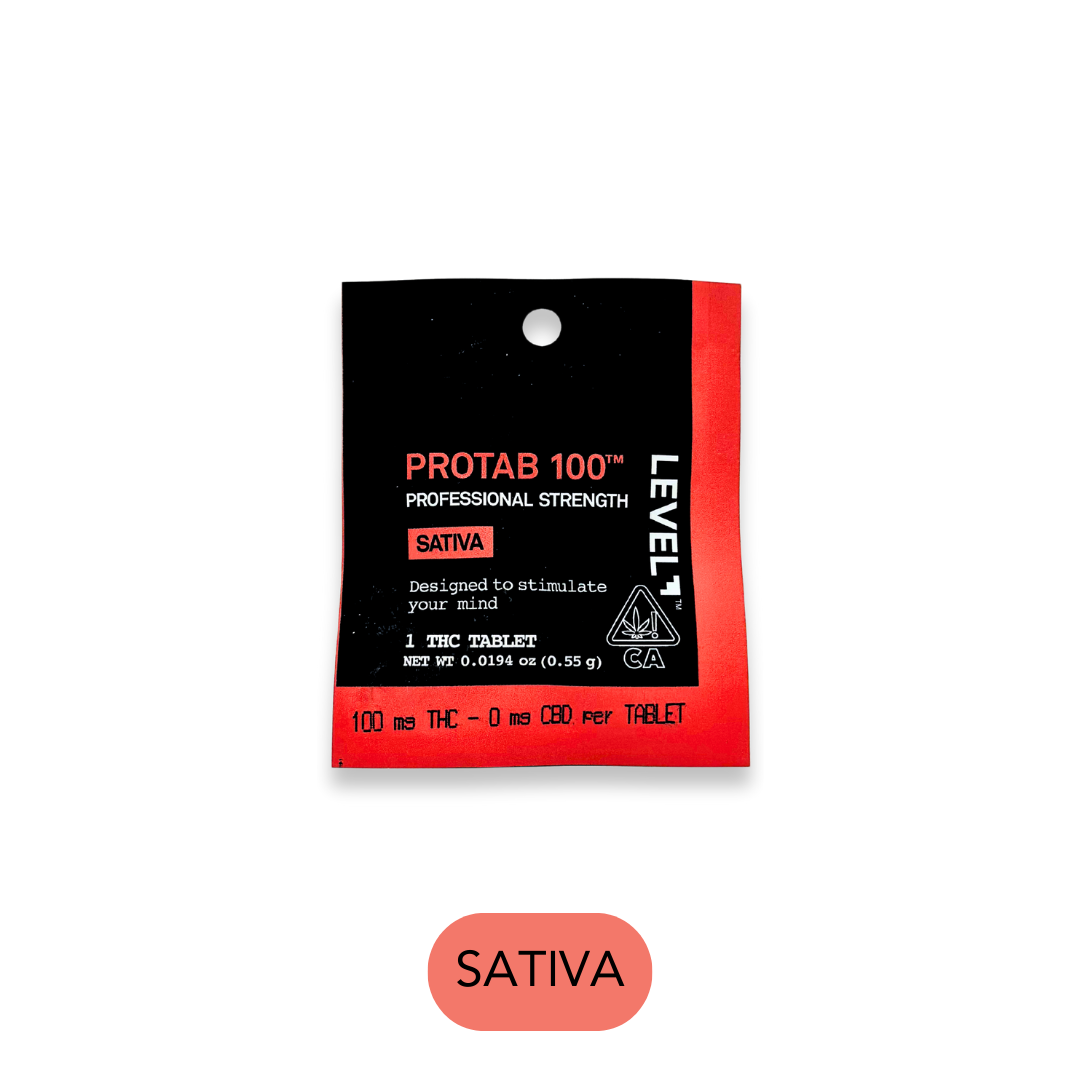 Photograph of product: Level - Protab - Oui'd Single - Tablets - 1pc - 100mg