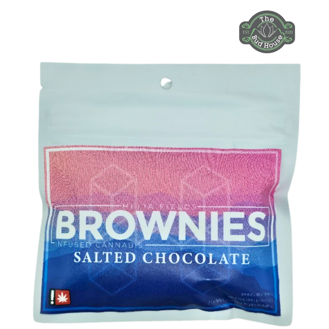 Photograph of product: Helia Fields 2pk SALTED CHOCOLATE 100mg Brownie