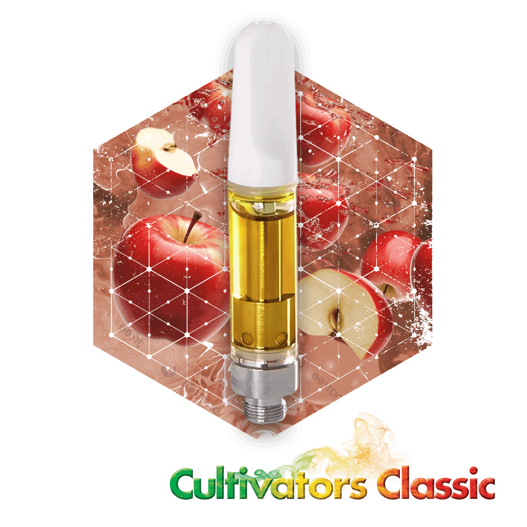 Photograph of product: Slappin' Apple (H) - 1g Vape Cart - Cultivator's Classic