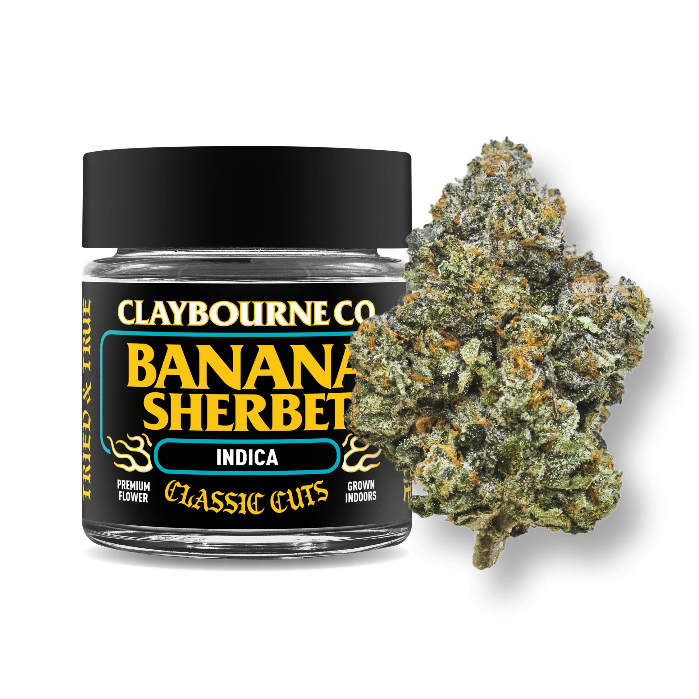 Photograph of product: Claybourne Co. | Classic Cuts | Banana Sherbet - 3.5g
