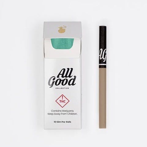 Photograph of product: All Good | 0.5 Gram Infused 10 Pack - Pinneapple