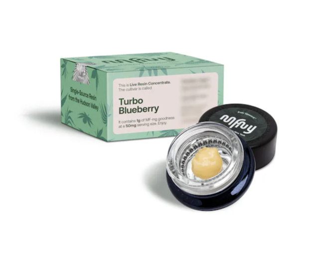 Photograph of product: MFNY | Turbo Blueberry | Live Resin Badder | 1g