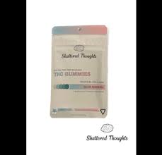 Photograph of product: Shattered Thoughts - Blue Bahama - Gummy - 200mg