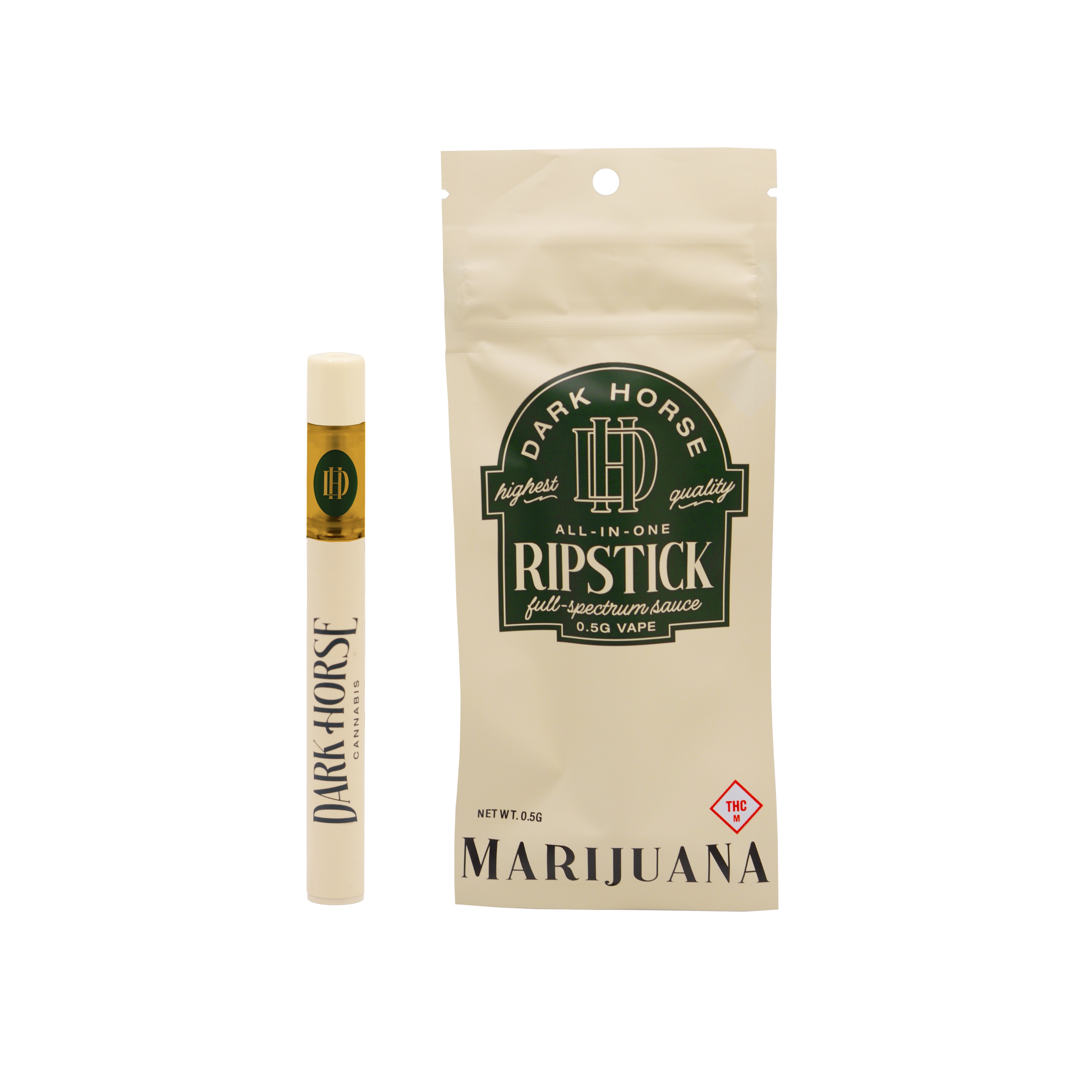 Photograph of product: Dark Horse Ripstick Cheddar Cheese Full Spectrum LIVE Vape | 1g