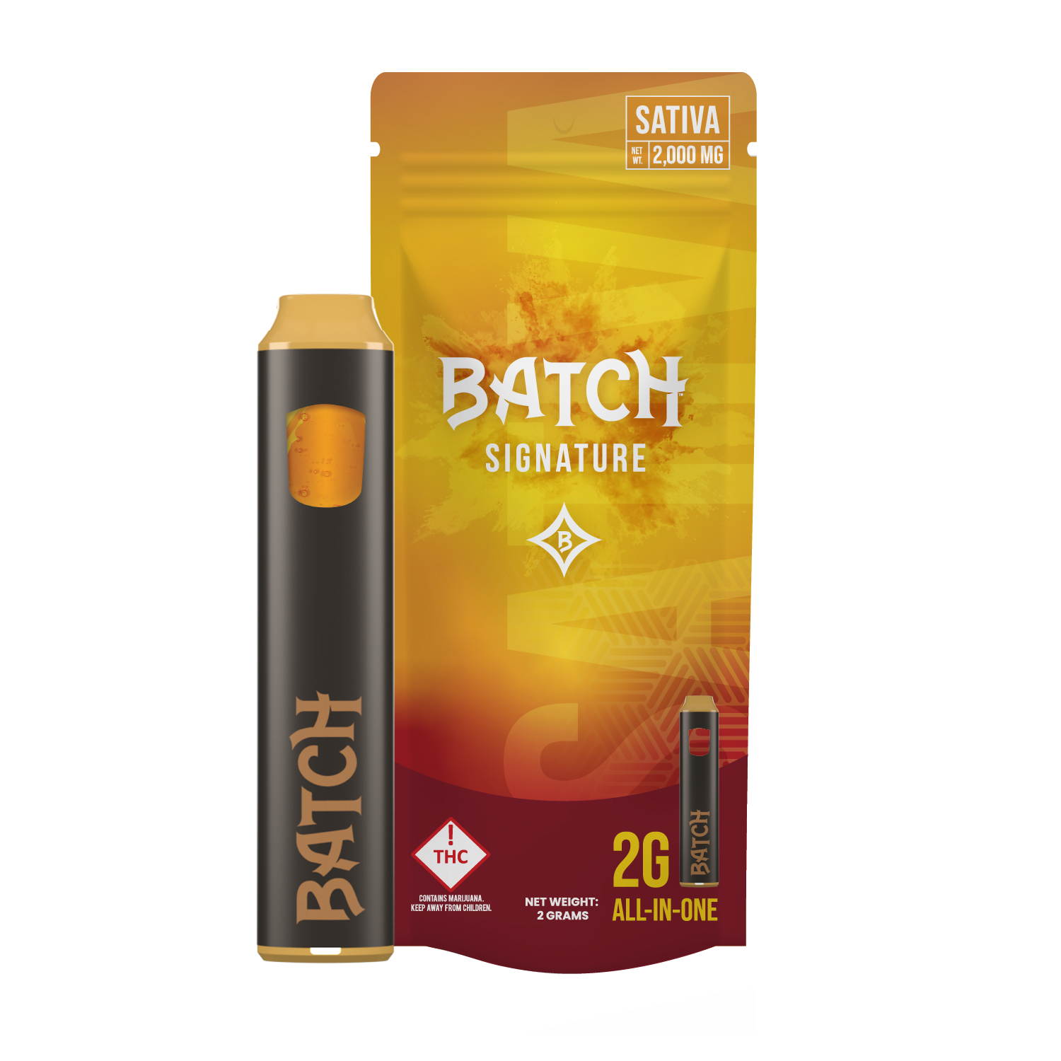 Photograph of Product: Batch | AIO | Signature Sativa | 2 g