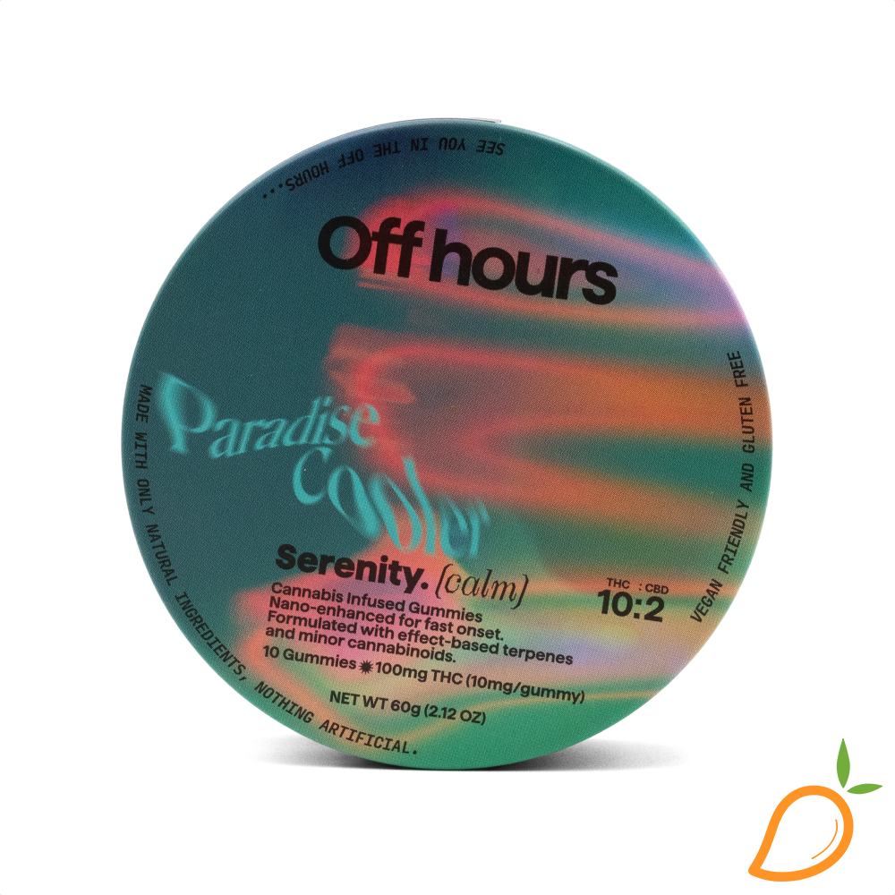 Photograph of product: 100mg Serenity Gummies Off Hours