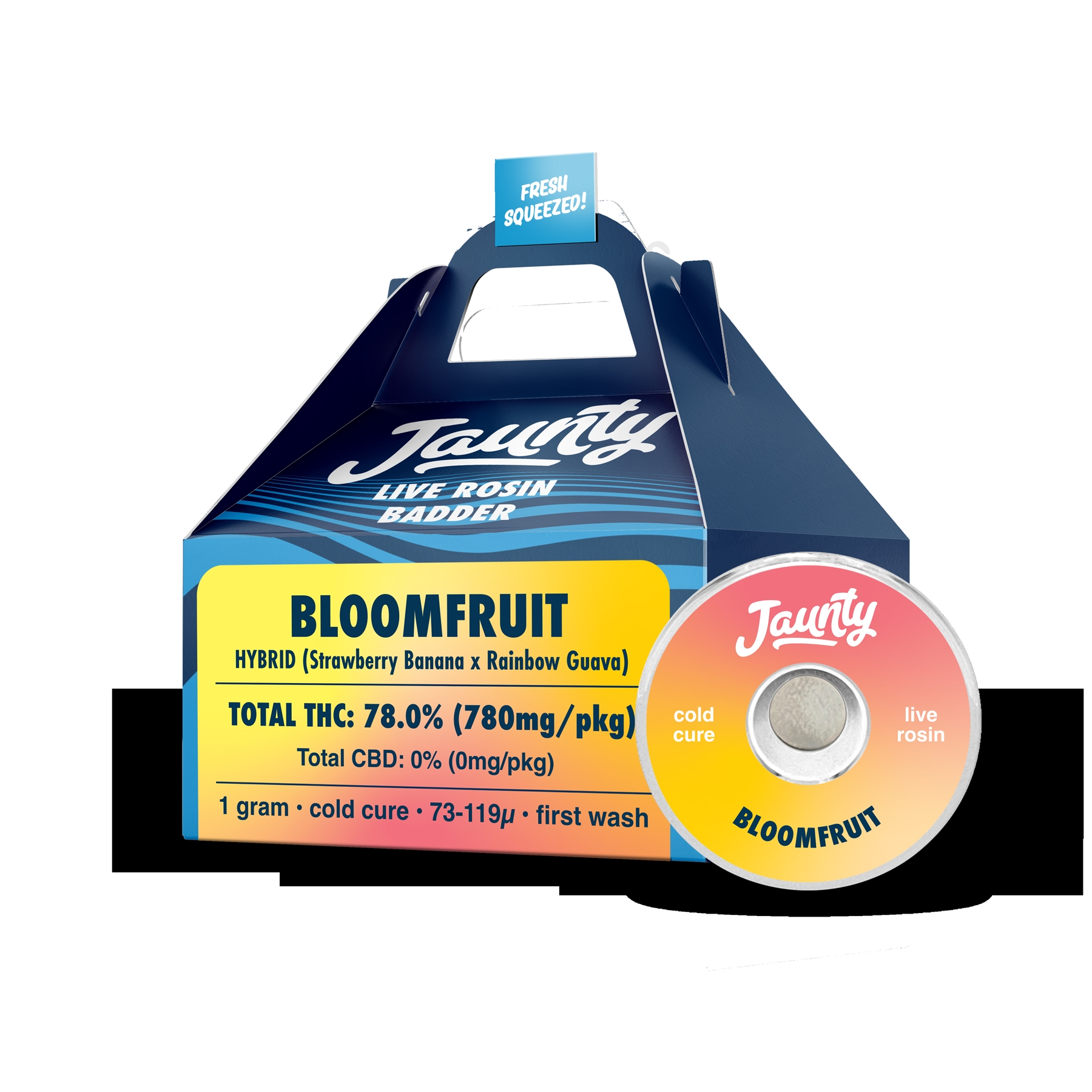 Photograph of product: Cold Cure Live Rosin Badder - Bloomfruit