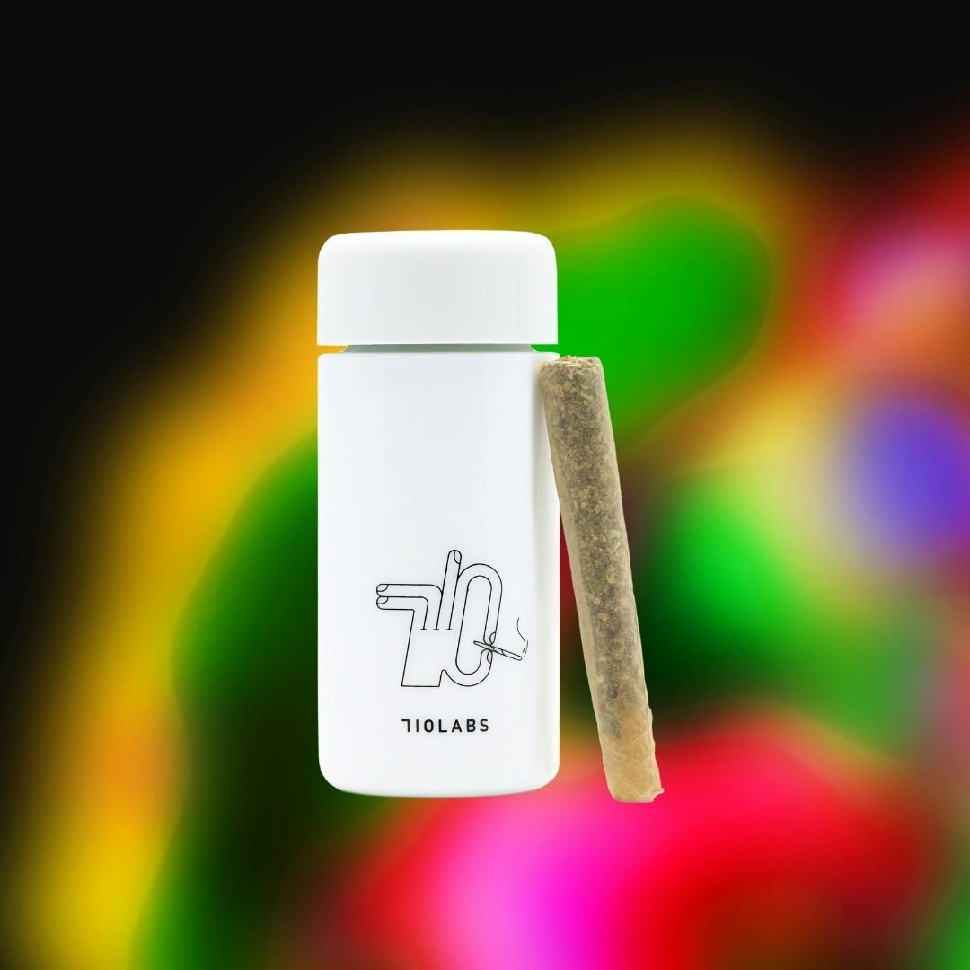 Photograph of product: 710 Labs | TMZ #16 + Rainbow Belts 2g Infused Joint