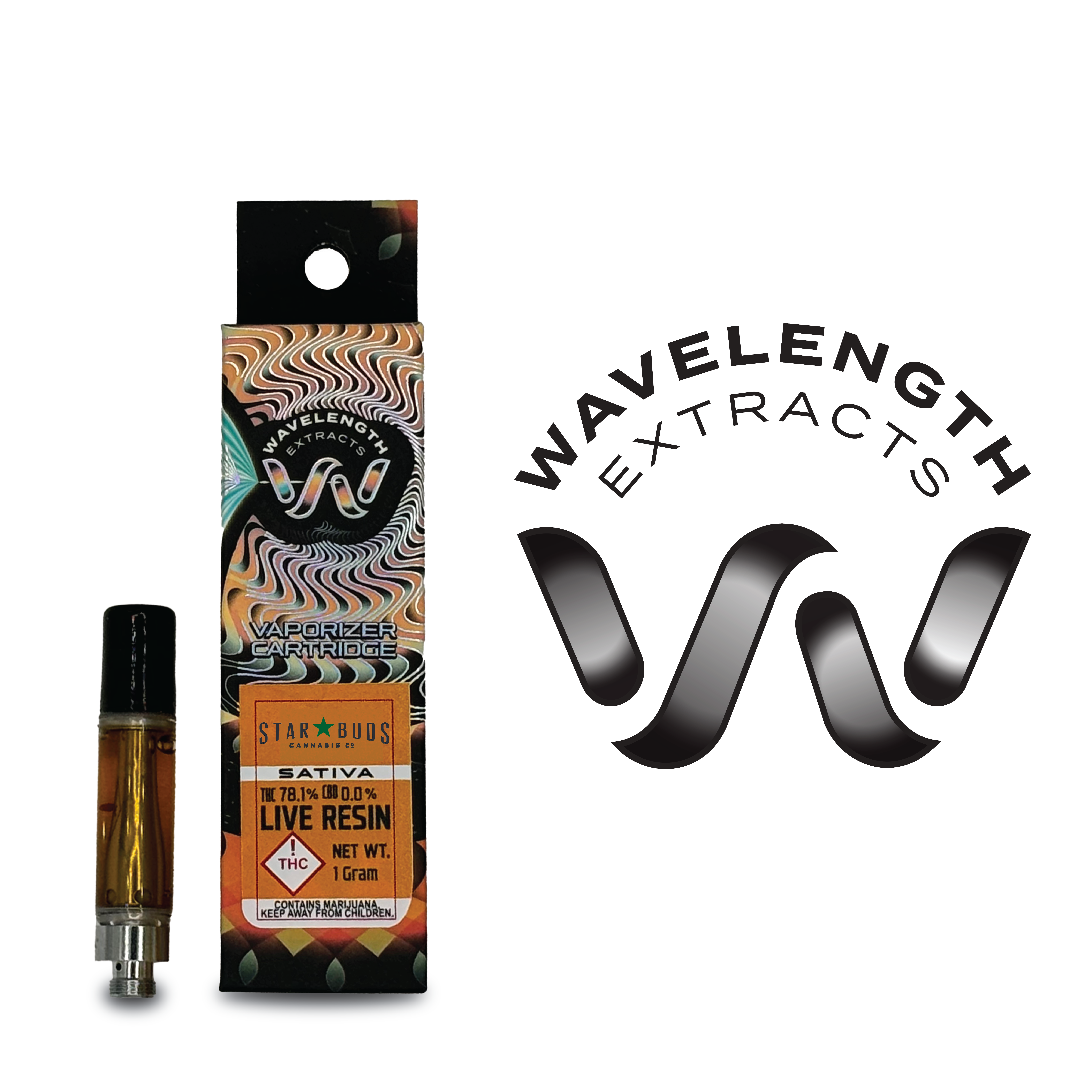 Photograph of product: Wavelength Live Resin Cartridge (S)