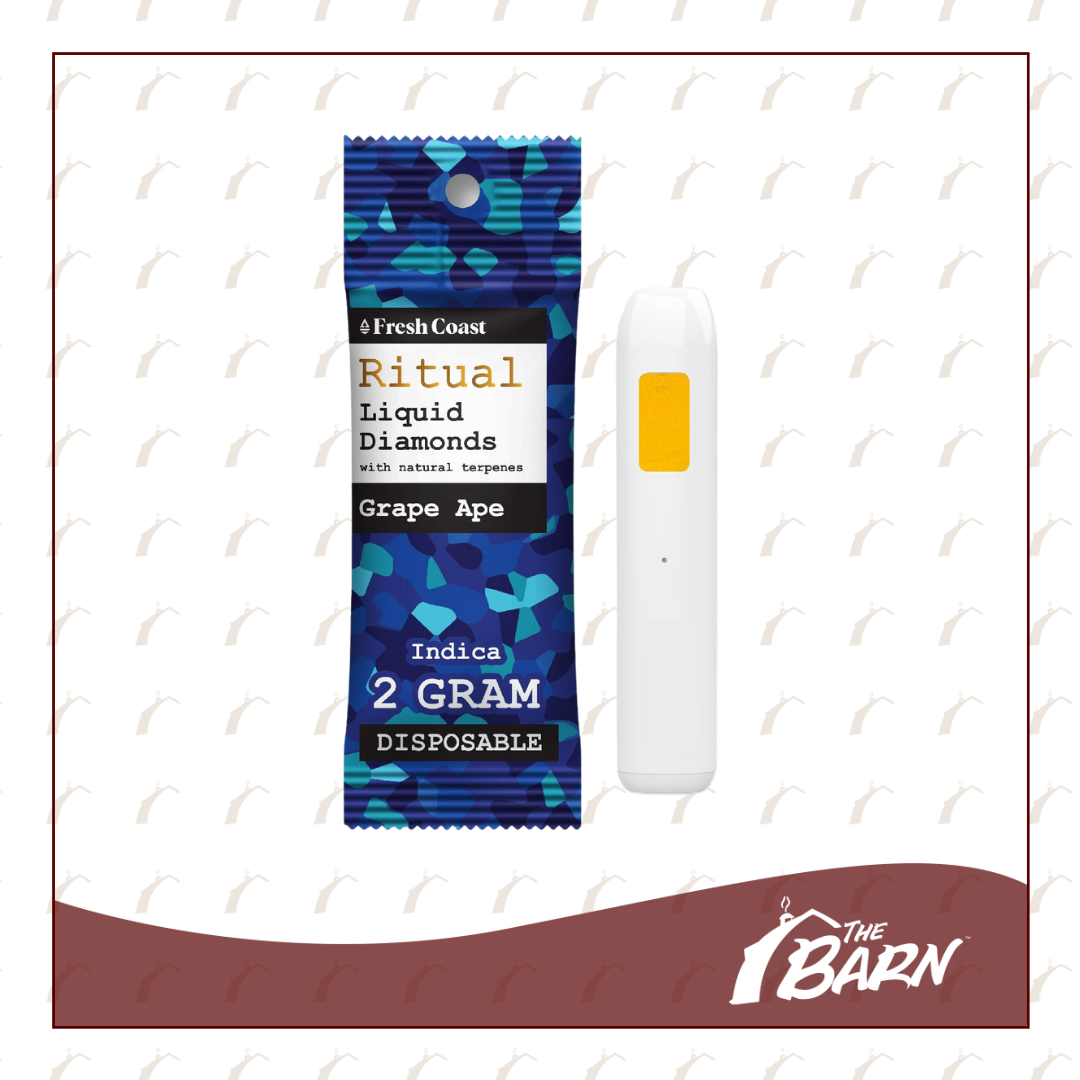 Photograph of product: Ritual 2g AIO Vape - Grape Ape - REC