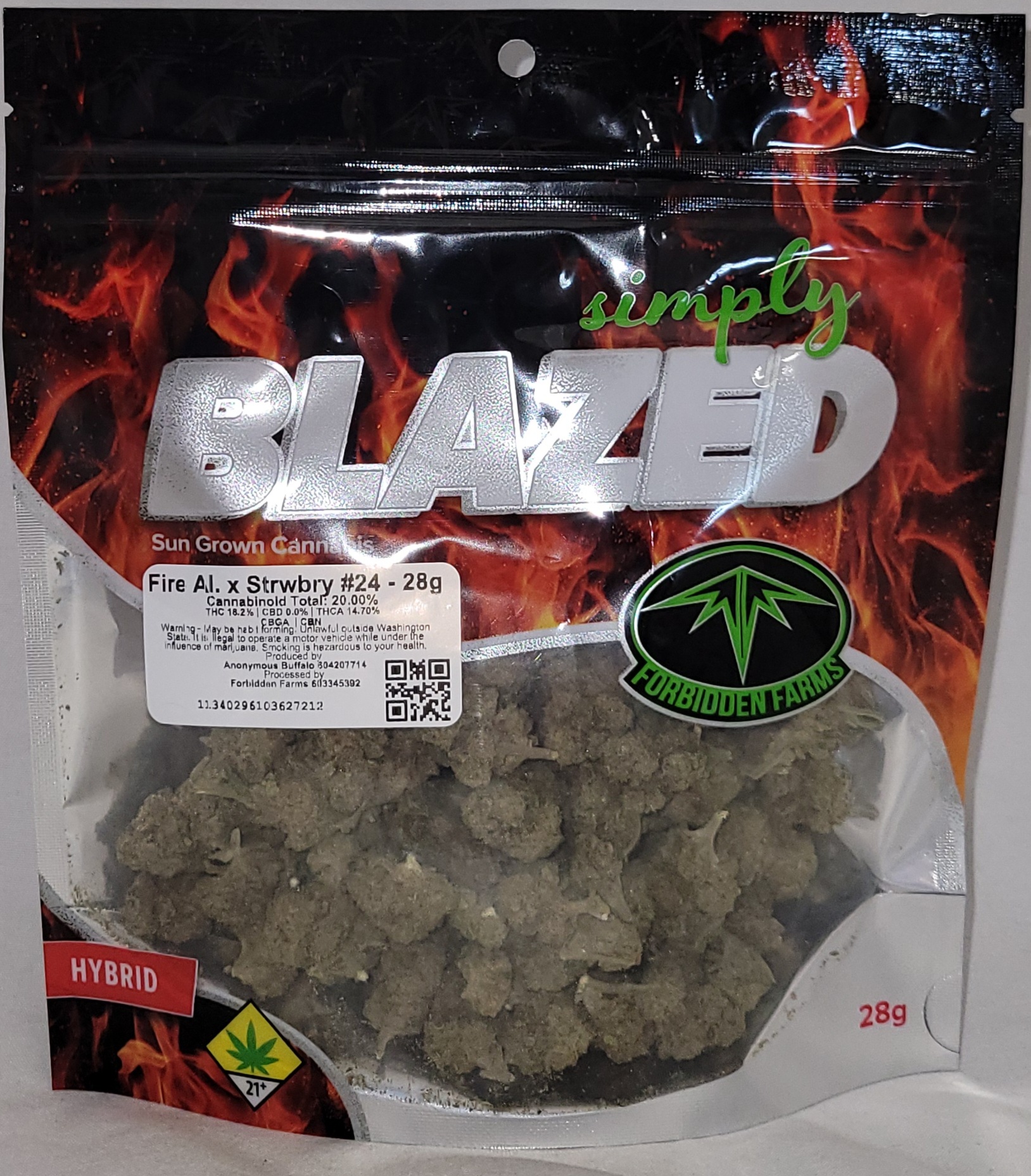 Photograph of product: Fire Al X Strawberry | 28g