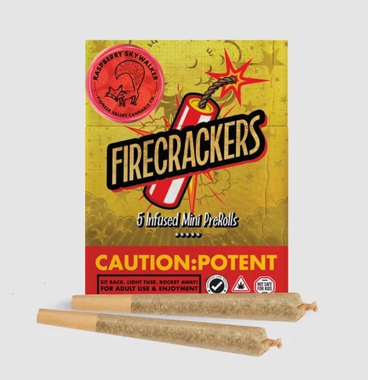 Photograph of product: Raspberry Skywalker OG | 5pk Pre-Roll (0.7g  each)