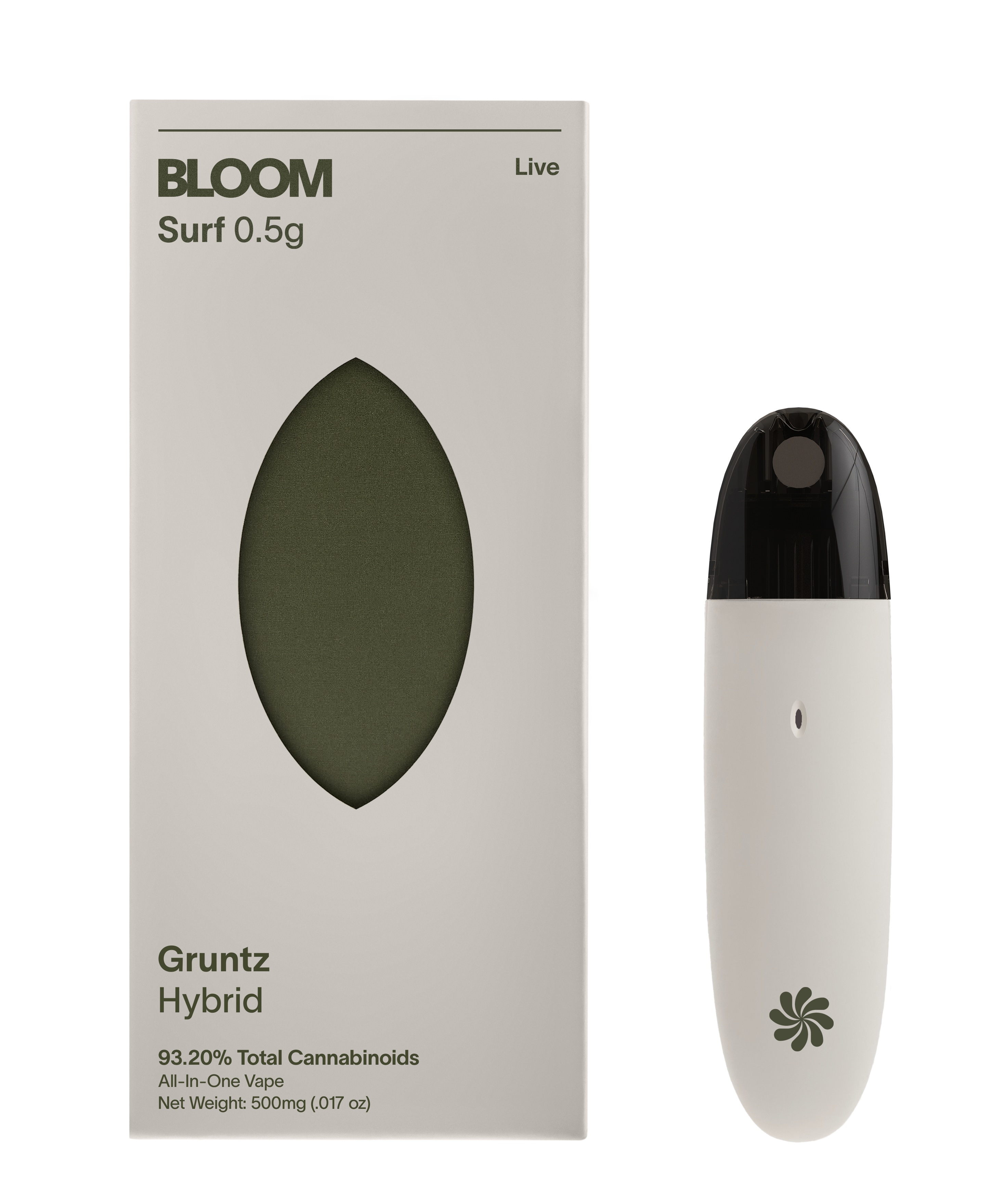 Photograph of product: Gruntz Live Surf Disposable Vape | 0.5g