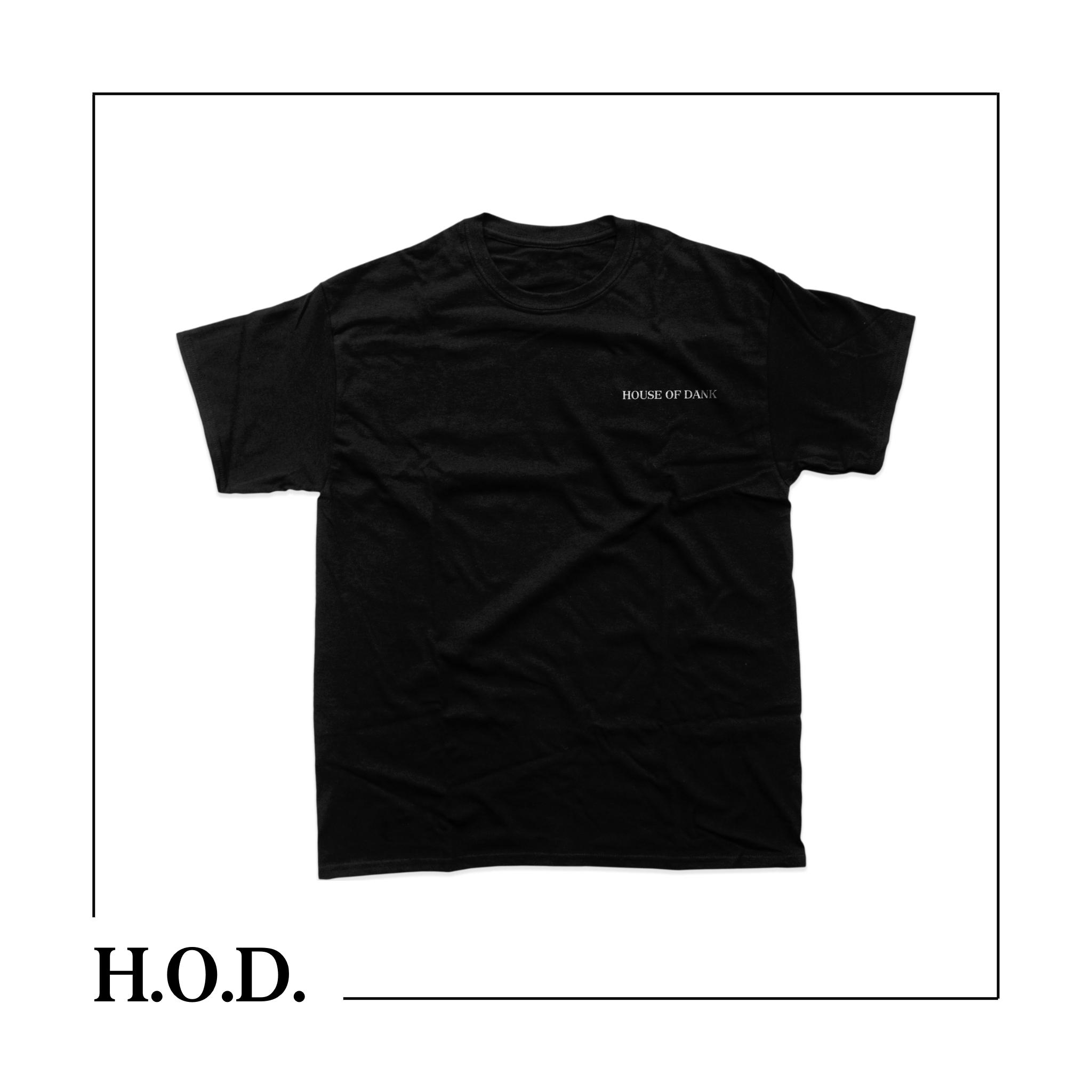Photograph of product: H.O.D. x OG Comfort Black Left Short Sleeve Tee L