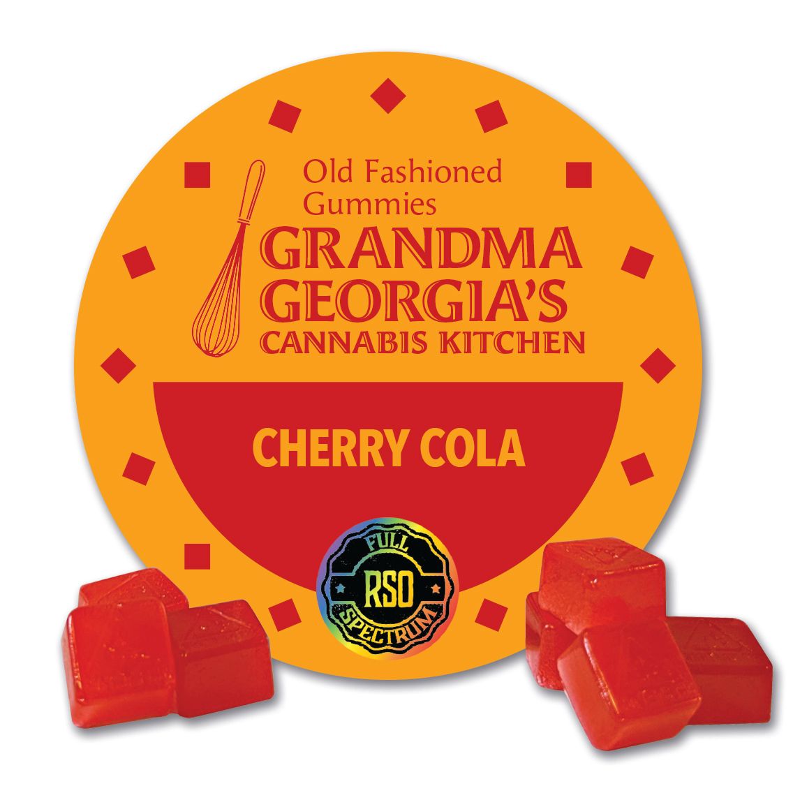 Photograph of product: RSO Cherry Cola Gummies 100mg 20pk