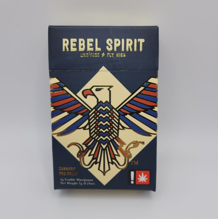 Photograph of product: Preroll ~ Rebel Spirit ~ Duo Strain 12 Pack ~ Cheetah Piss x Savanna Sunset ~ Green Leaf Special