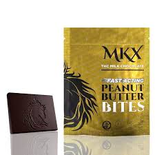 Photograph of product: MKX | Milk Chocolate Peanut Butter Bites | 200mg