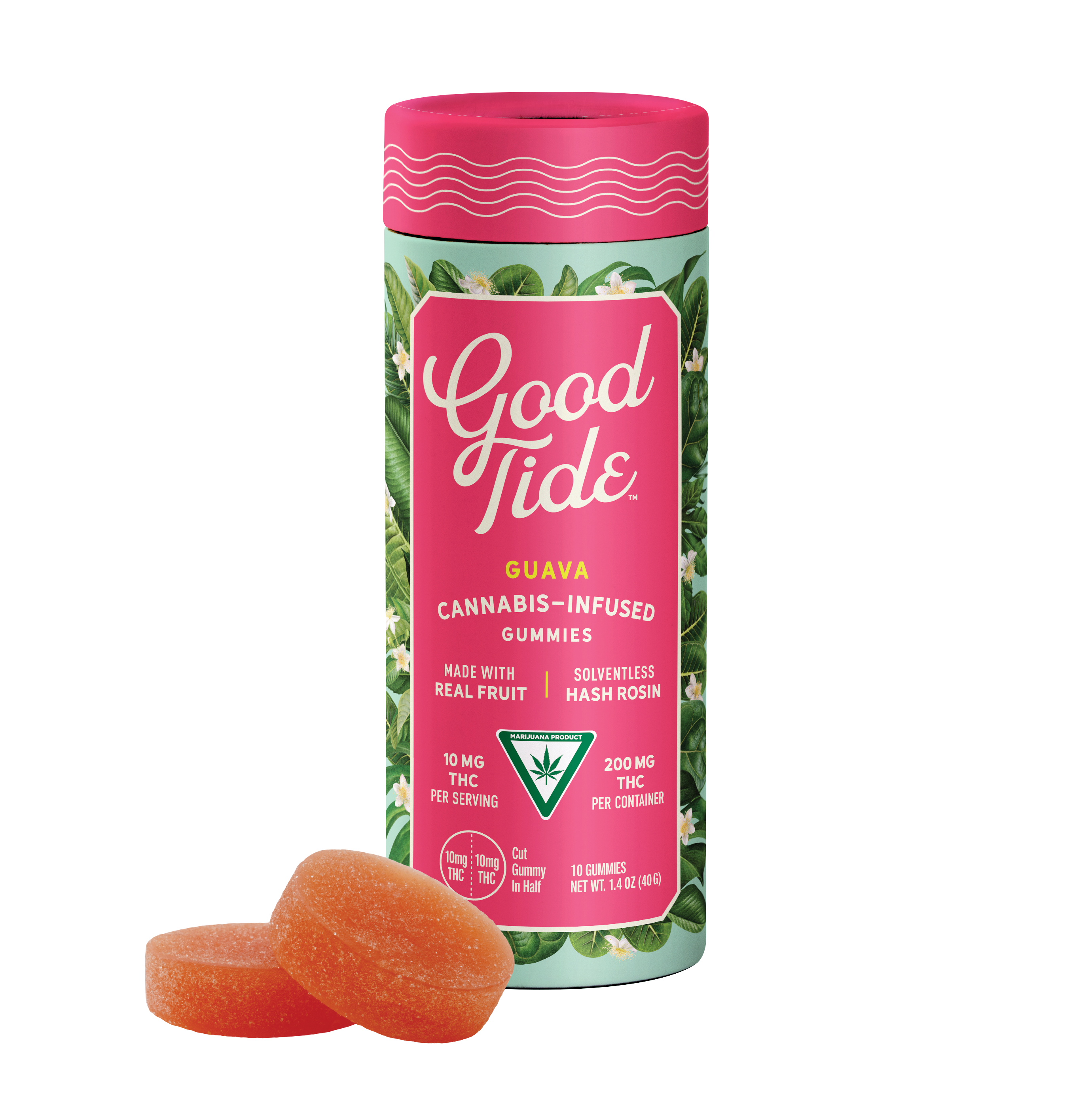 Photograph of product: Good Tide | Gummy | Guava | 200mg