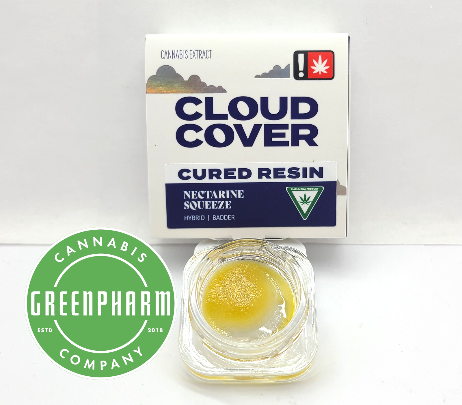 Photograph of product: Concentrate | Cloud Cover | Nectarine Squeeze Badder