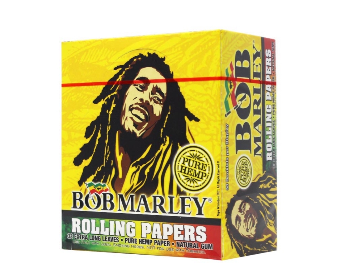 Photograph of product: Bob Marley - Rolling Paper w/Tips