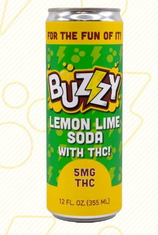 Photograph of product: Buzzy Lemon Lime Infused Beverage 5mg
