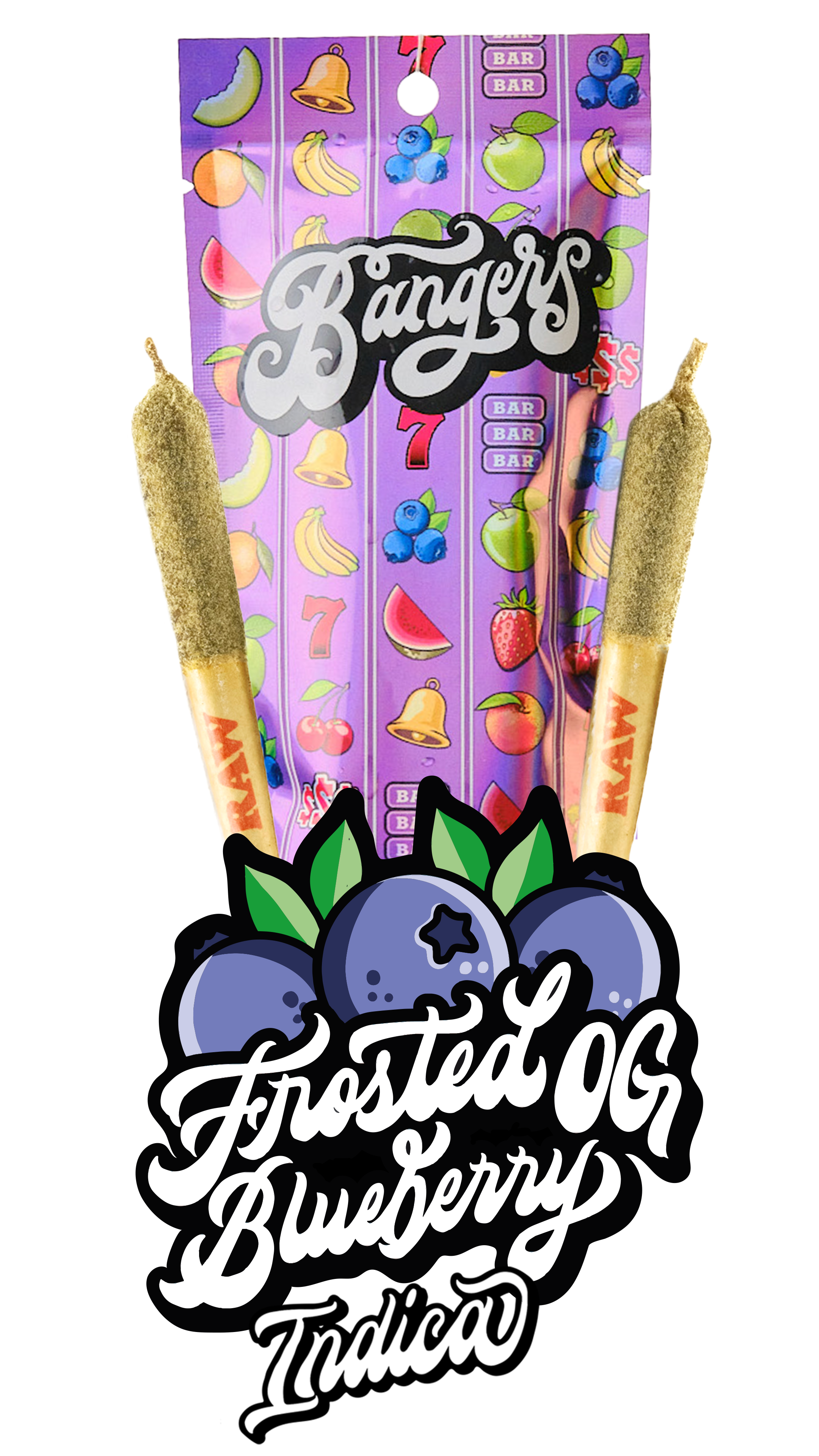 Photograph of product: 2PK - FROSTED BLUEBERRY (1.2G)