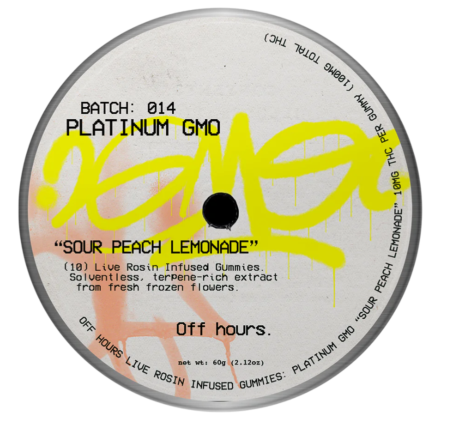 Photograph of product: Off Hours l Platinum GMO  | Live Rosin