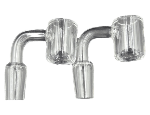 Photograph of product: 077- 20mm Wide Flat Top Quartz Banger | 14mm Male - Retail