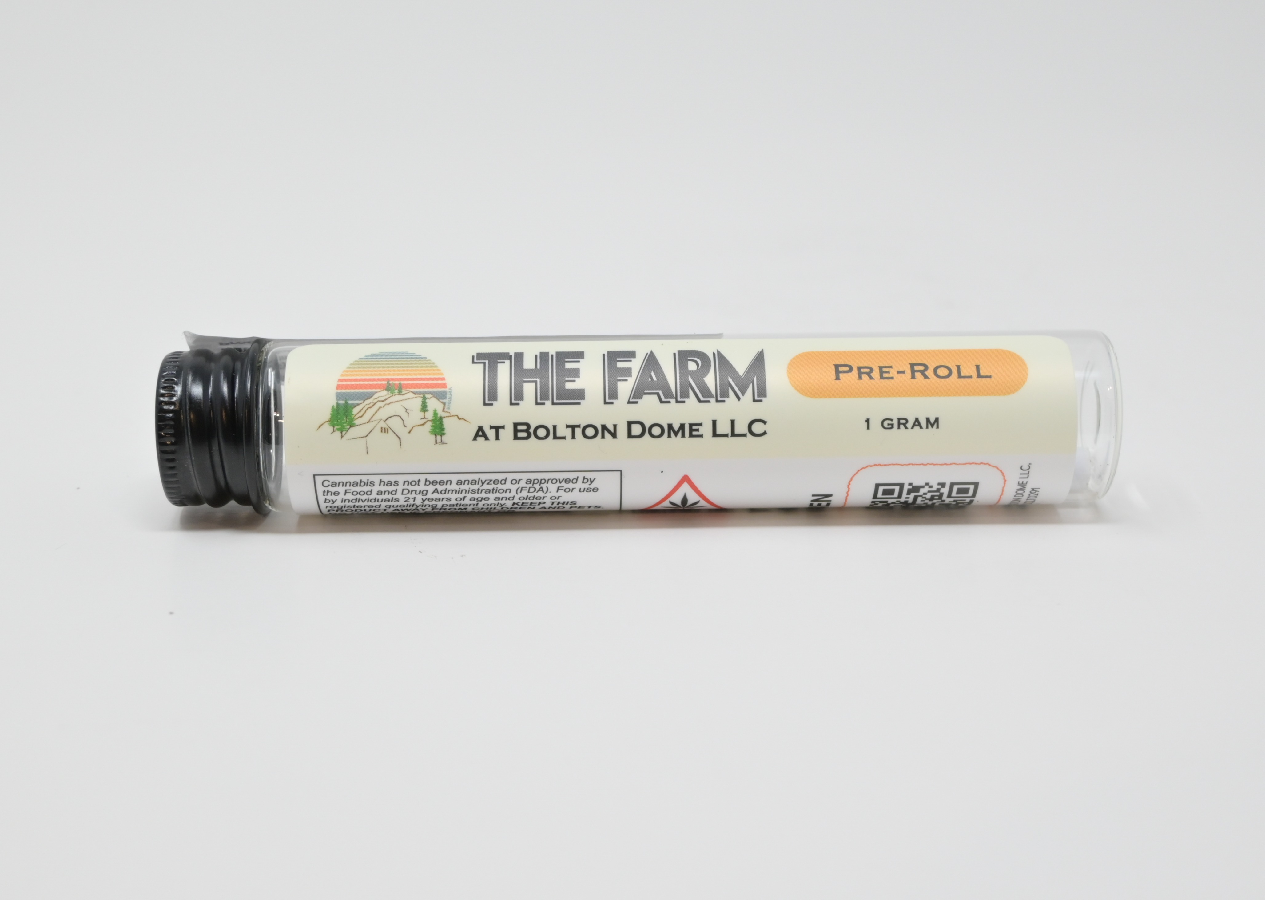 Photograph of product: The Farm at Bolton Dome Blueberry Cough Preroll