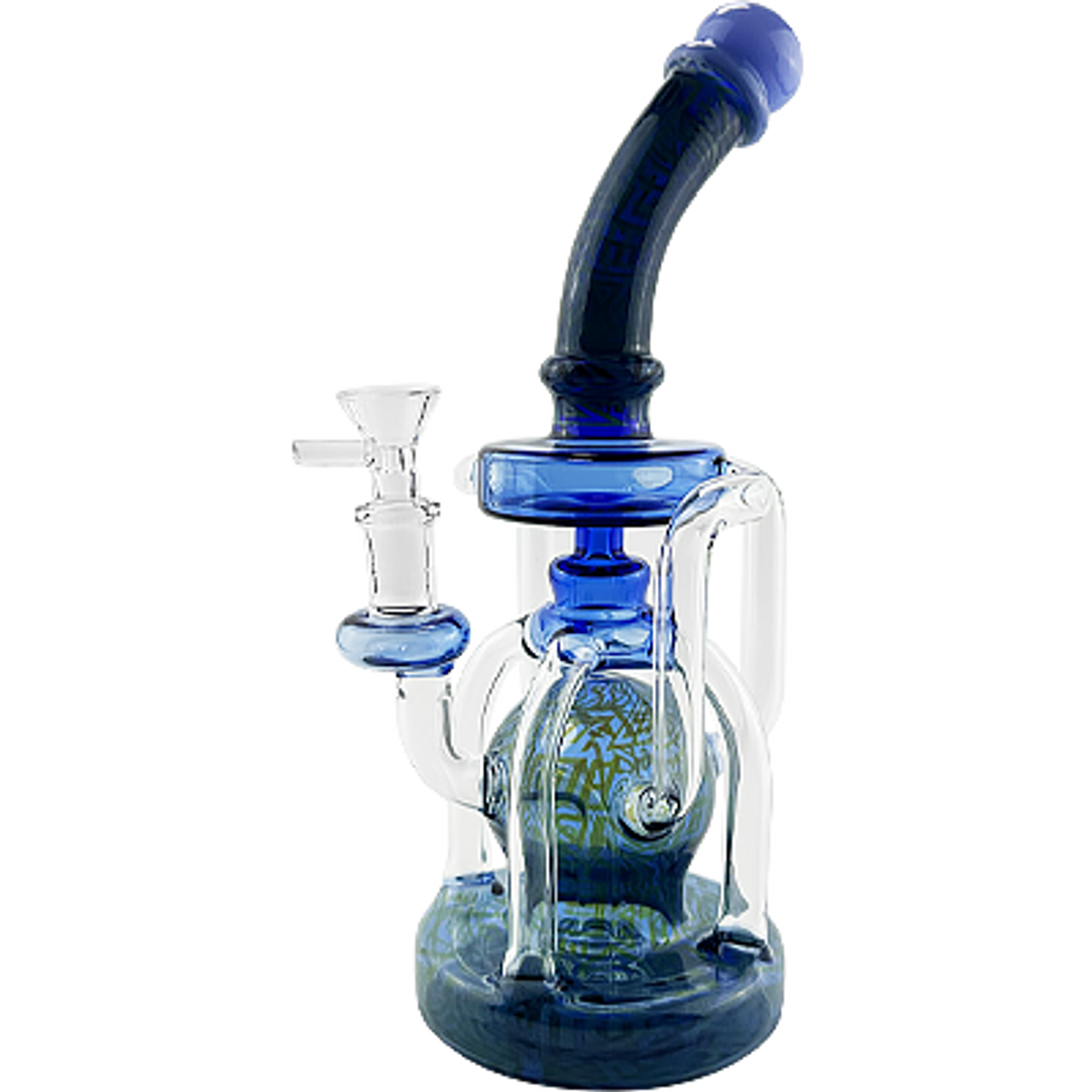 Photograph of product: Etched 7x Recycler Dab Rig