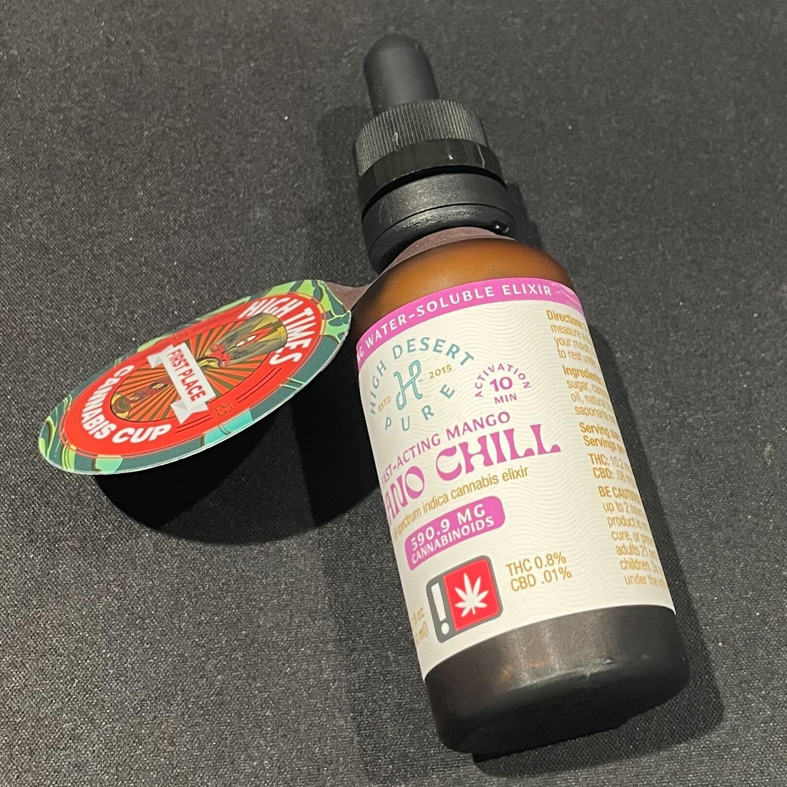 Photograph of product: Tincture 1.7oz Nano Chill Mango (HDP)
