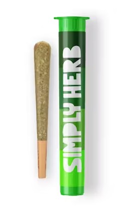 Photograph of product: Simply Herb | Strawberry Afterglow | 1g Pre Roll