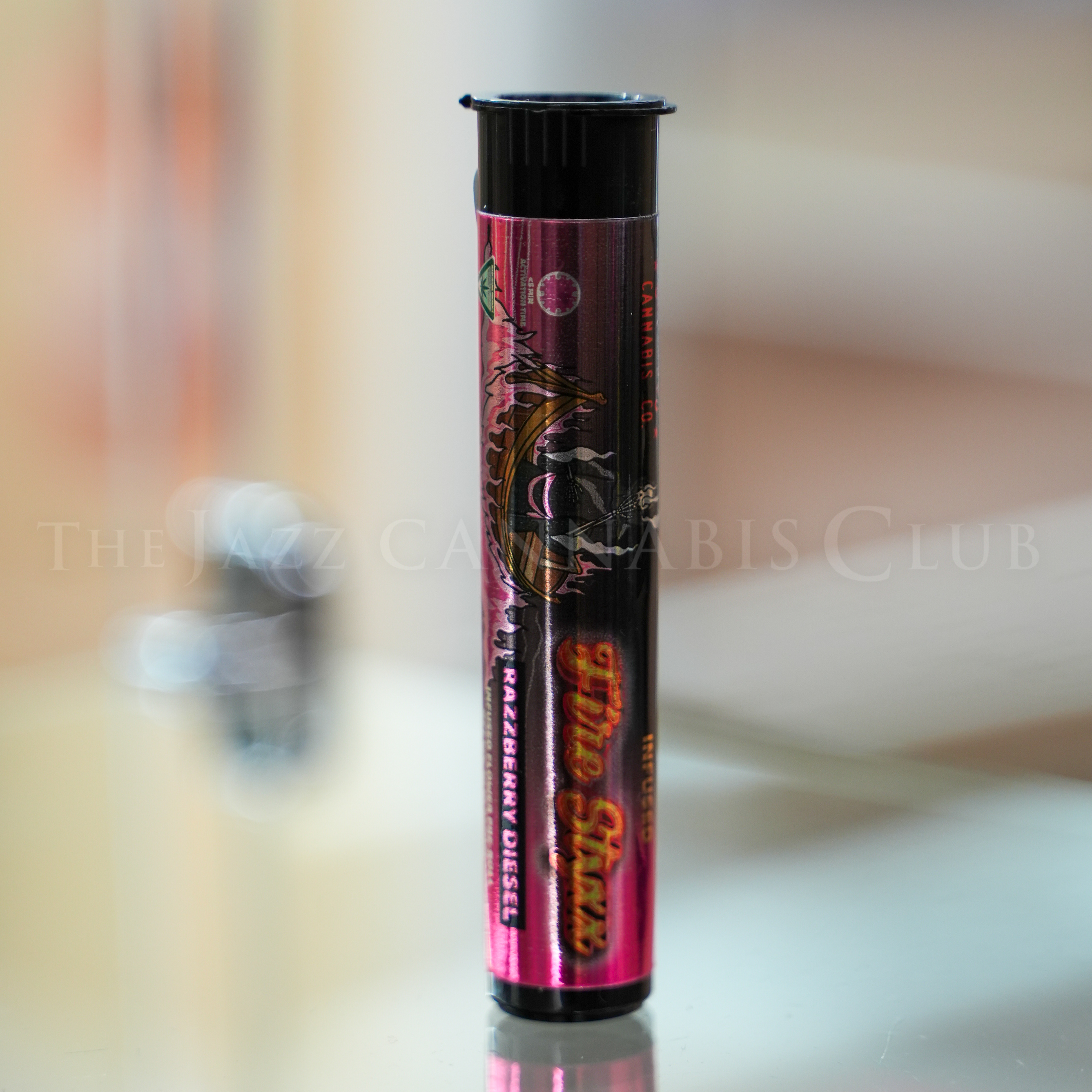 Photograph of product: Fire Styxx - Razzberry Diesel Infused Pre Roll Infused