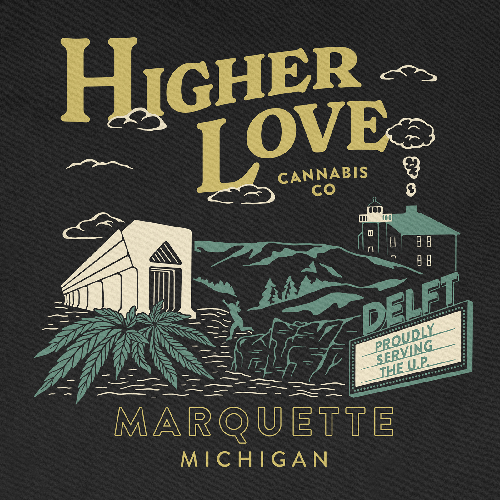 Photograph of product: Marquette Tee - Black (M)