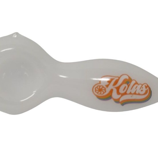 Photograph of product: Kolas Branded Pipe Small 70's Logo White - 