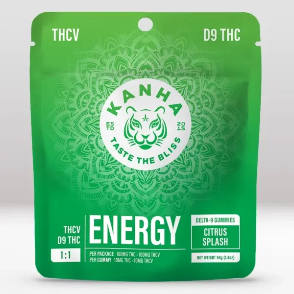 Photograph of product: Citrus Splash (S) - Gummies (1:1) (THC:THCV) (100mg) - Kanha