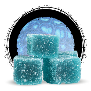 Photograph of product: Ozone | Blue Raspberry (H) Soft Chews | 10 Pack (100mg)