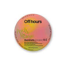Photograph of product: Off Hours Illuminate (Creative) Mango Peach Gummies 100mg (10mg TH-oui, 2mg CBG each) 10pk