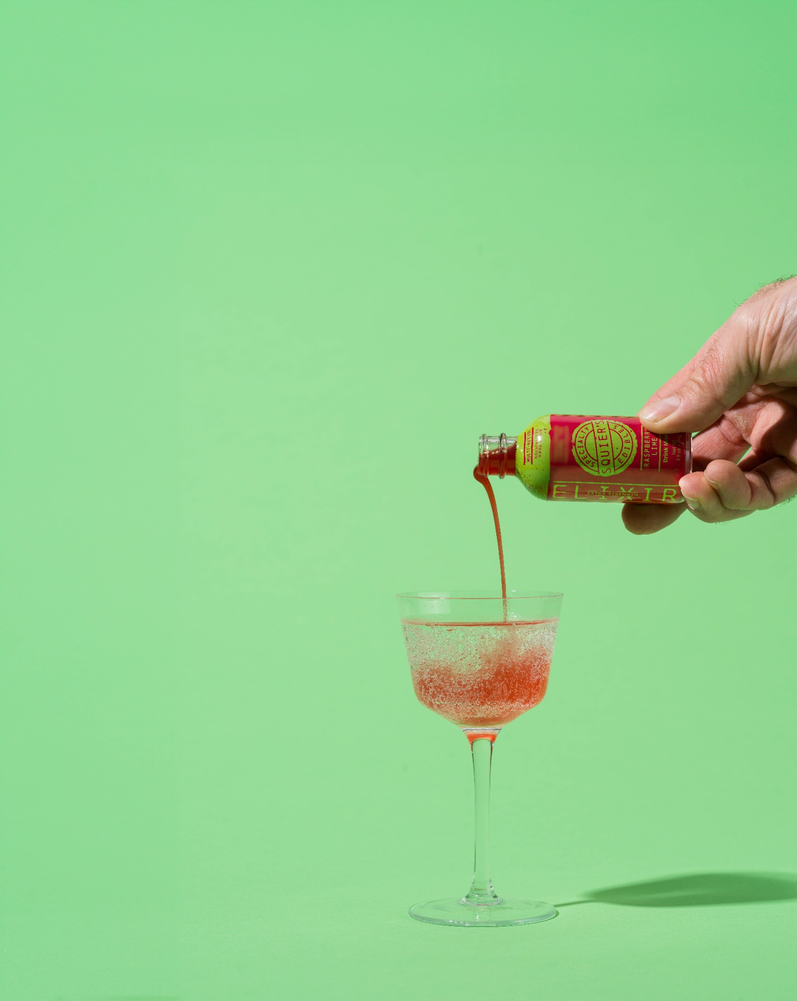 Photograph of product: 200mg Raspberry Lime au chocolat Rosin Drink Mixer