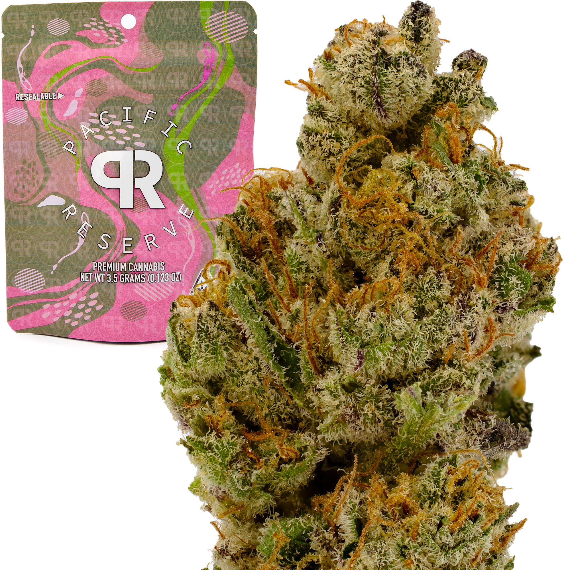 Photograph of product: Grapes N Cream 3.5g Bag - Pacific Reserve
