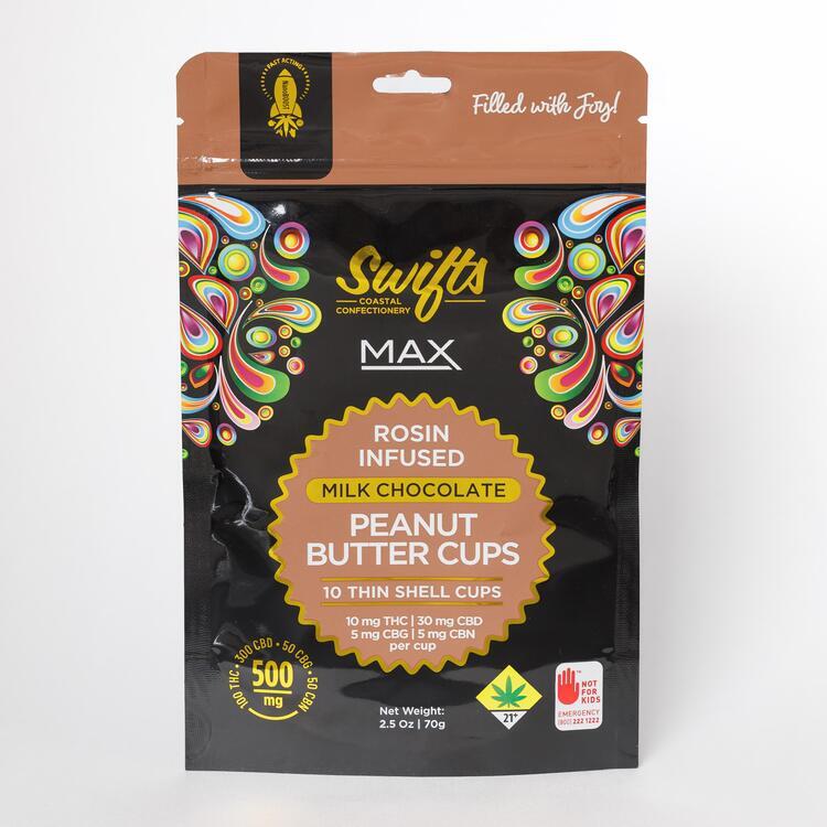 Photograph of product: Swifts - Milk Chocolate Peanut Butter Cups MAX 10pk