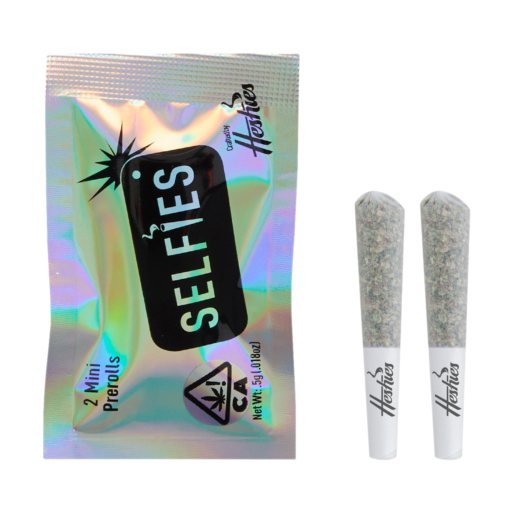 Photograph of product: SELFIES - Violet Ice Minis - .5g - 2ct Pre Rolls