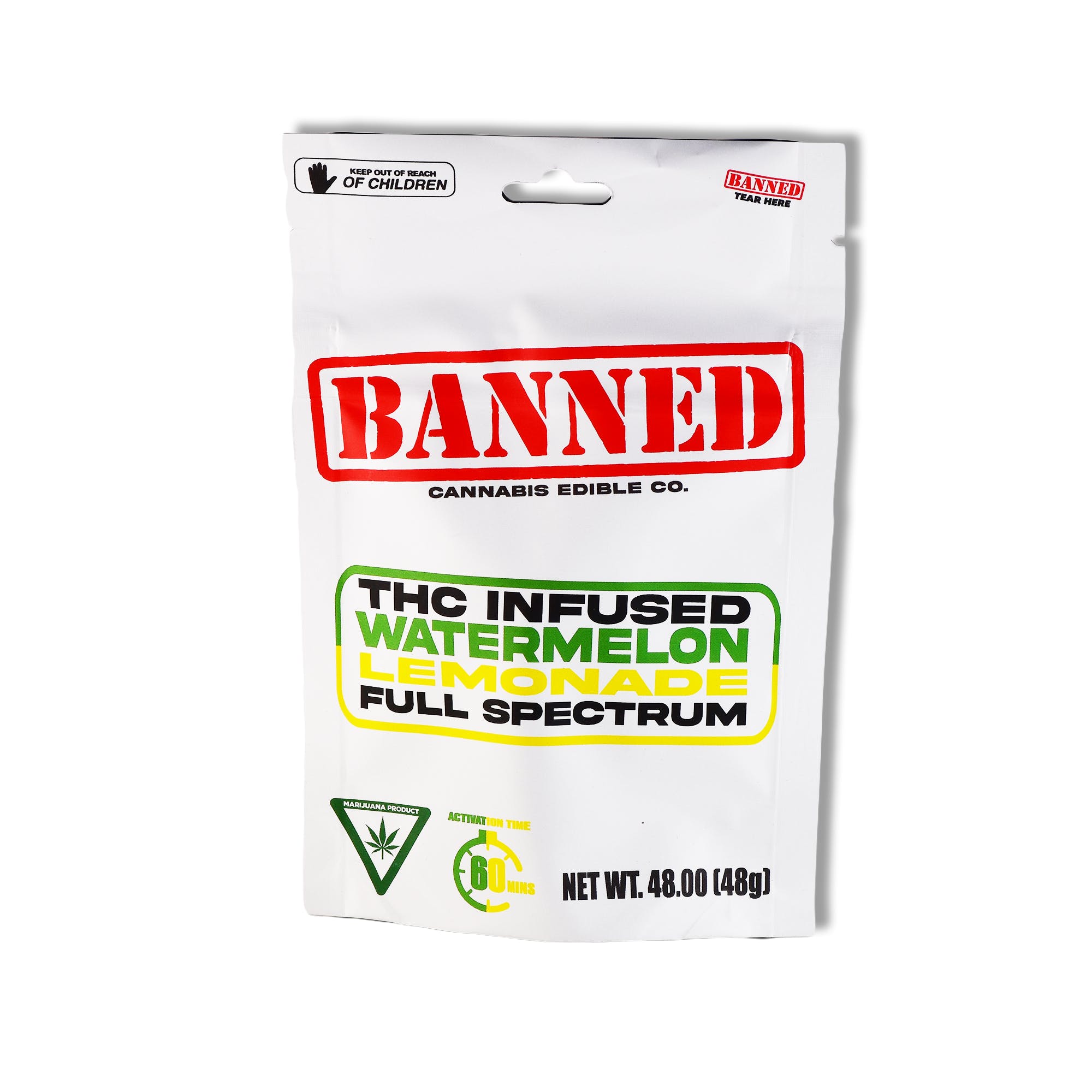 Photograph of Product: Banned | Watermelon Lemonade Gummies | 200mg