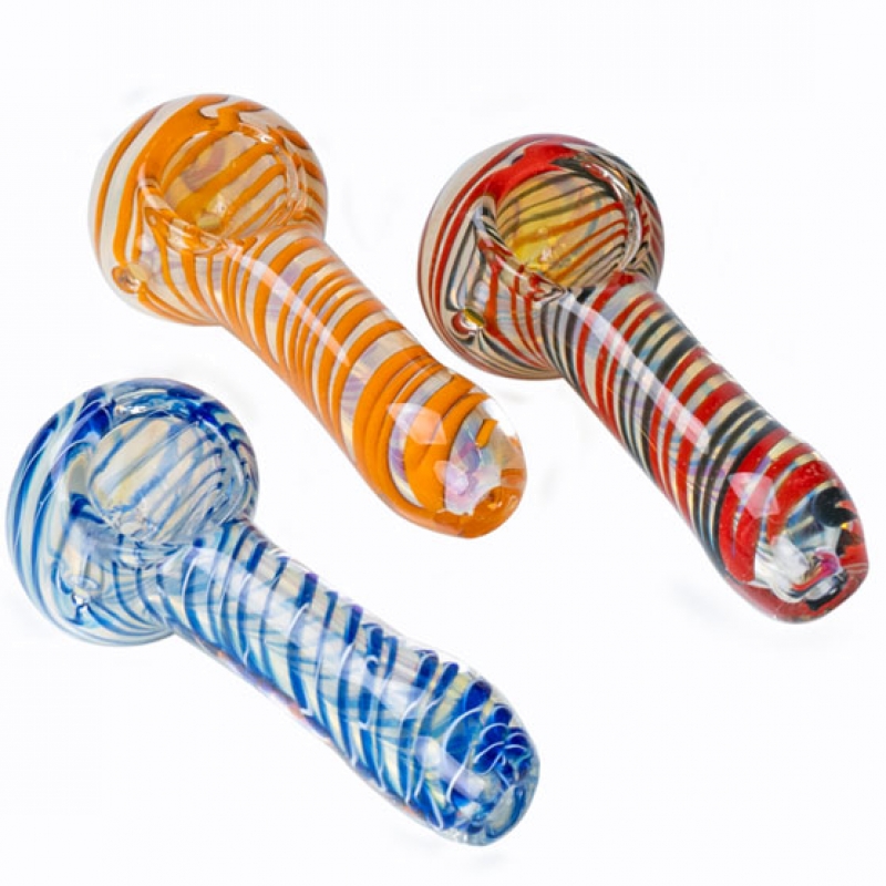 Photograph of product: 2.5" Swirl Frit Hand Pipe