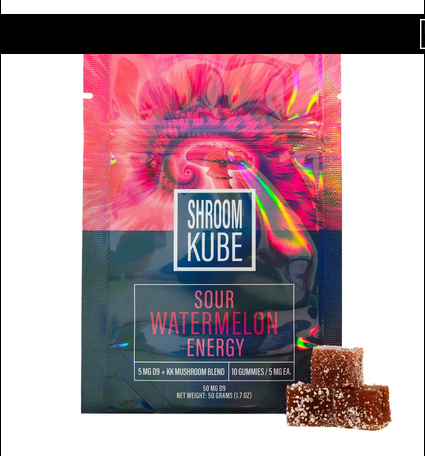 Photograph of product: Shroom Kubes - Sour Watermelon
